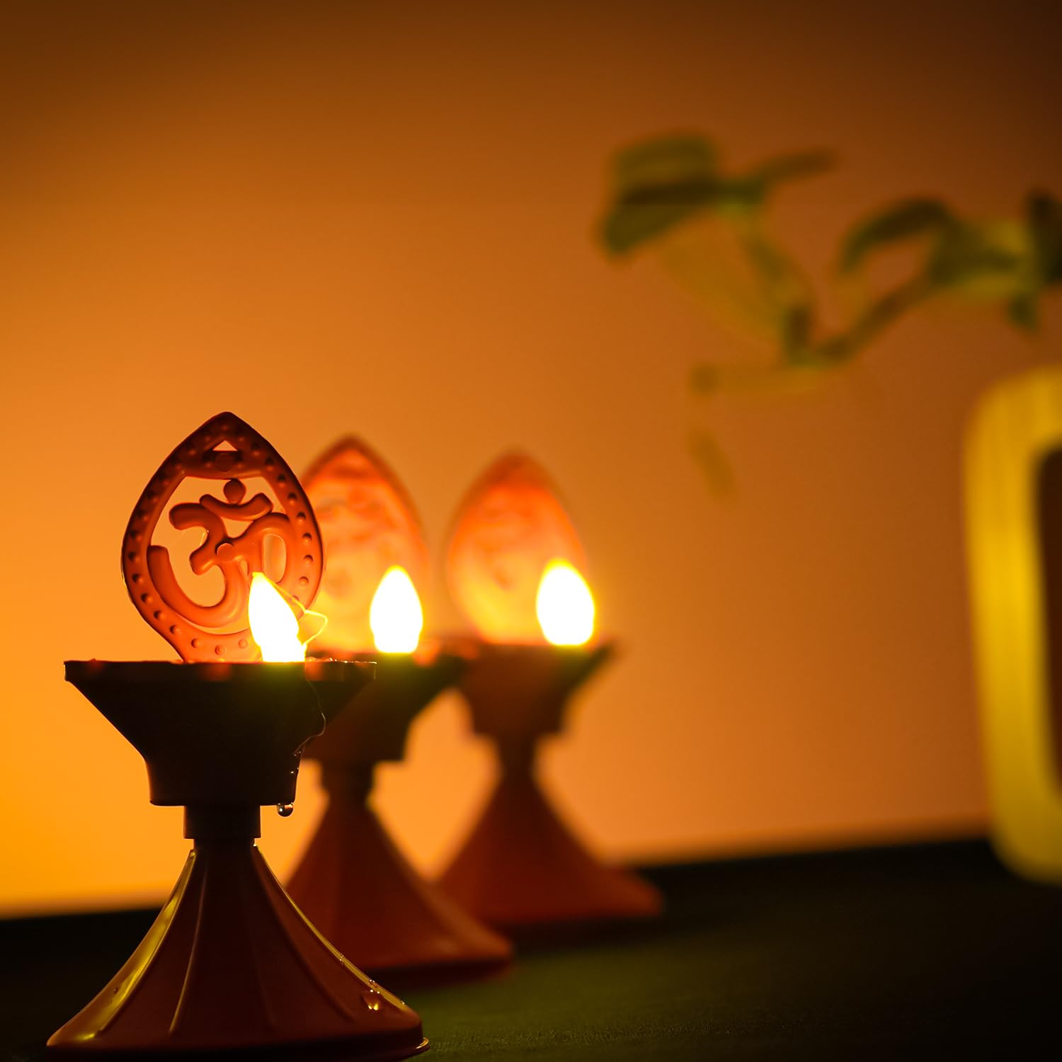 Water Sensor LED Diya (Pack of 6) | 8x8x14 cm