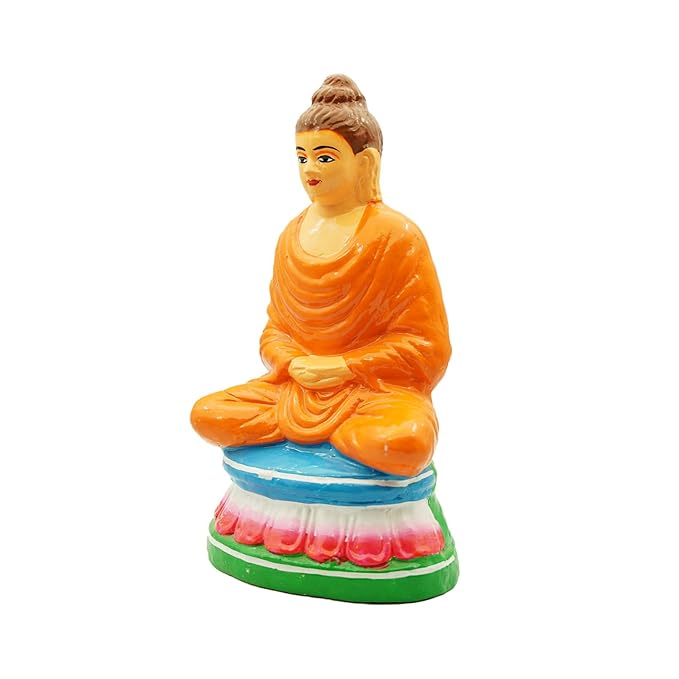 Meditating Buddha Statue, Handcrafted Buddha Showpiece for Home Decor, Decorative Gifting Items, Home & Office