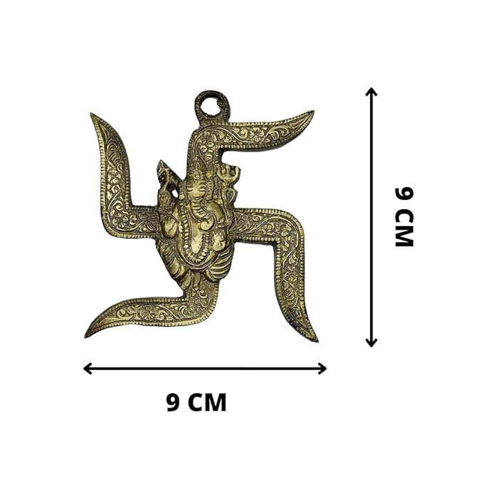 Swastik Ganesh Wall Hanging Showpiece for Home Decor