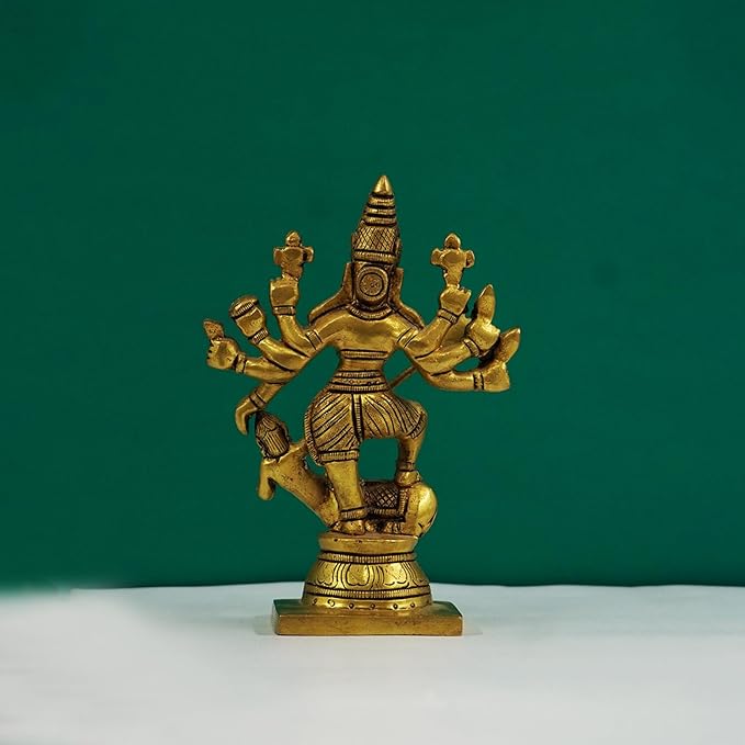 Brass mahisura mardini puja and home decor