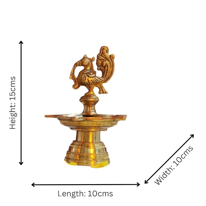 Spiritual Grace with The Brass Annam Diya Oil Lamp and Home Decor