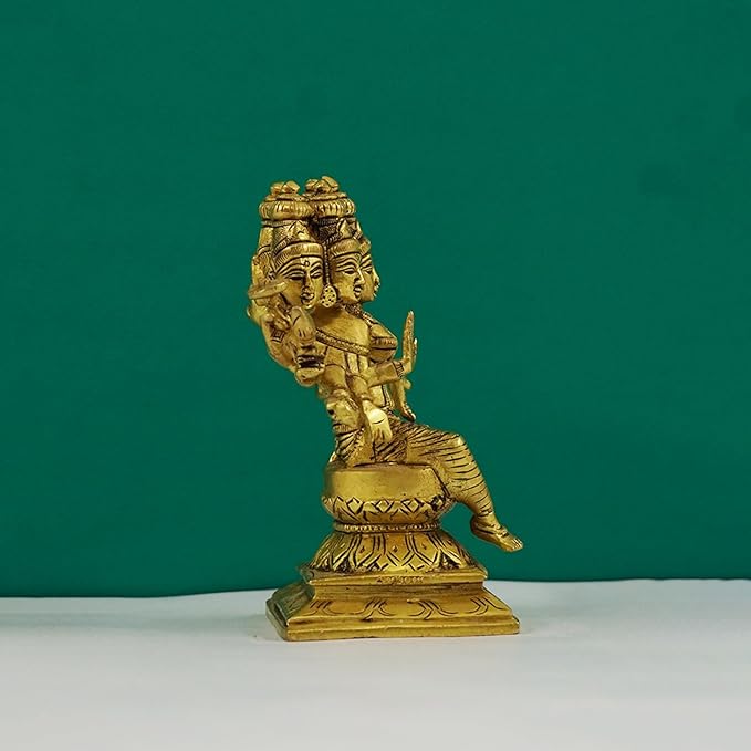 Brass Gayathri Statue Showpiece for Pooja Room & Home Decoration