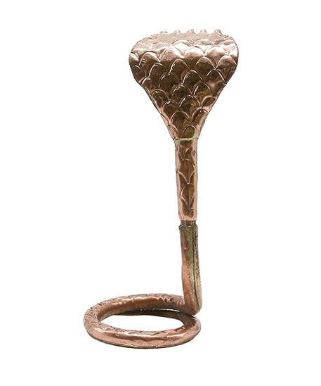 Sheshnaag Snake Nag Idol for Shivling - Copper Nag Murti for Pooja