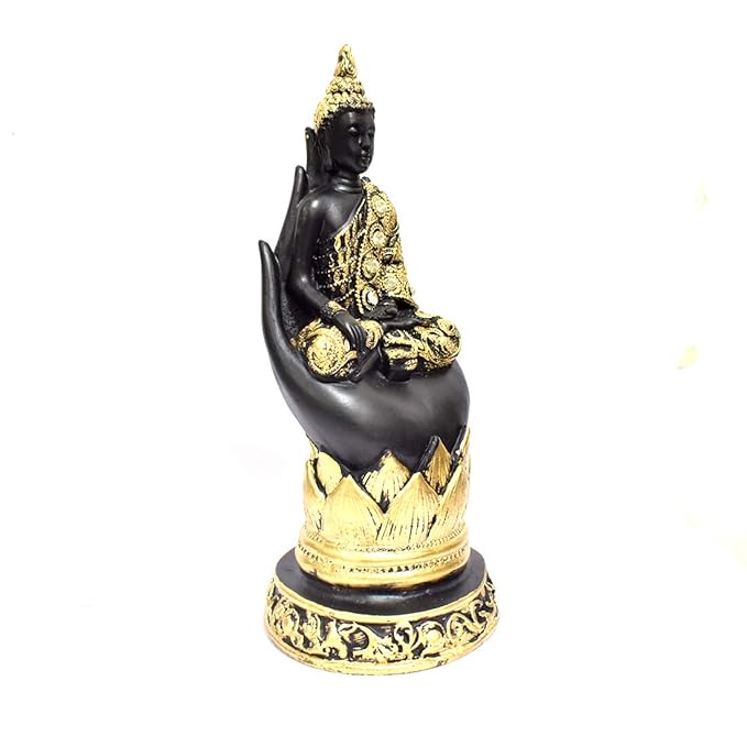 Palm Hand Meditating Buddha