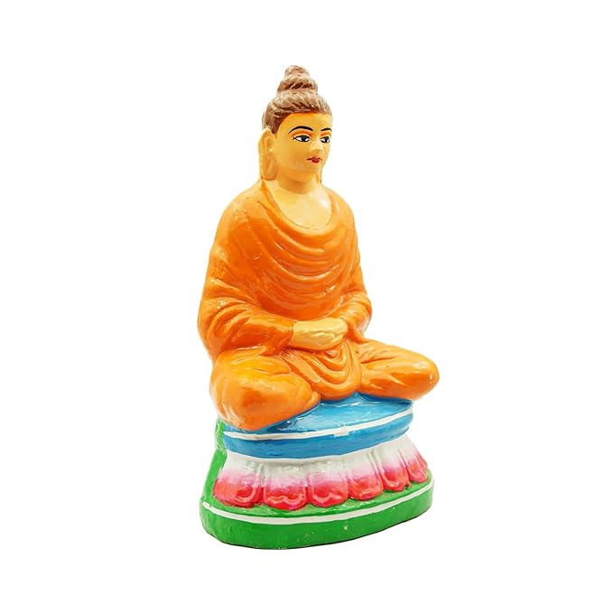 Meditating Buddha Statue, Handcrafted Buddha Showpiece for Home Decor, Decorative Gifting Items, Home & Office