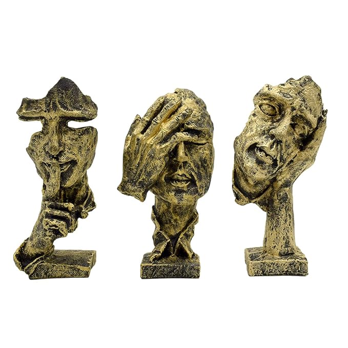 Human Face Sculpture Showpieces for Home Decor