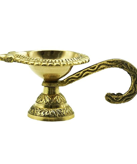 Brass Golden Diya for Temple Puja Room,Diya for puja.