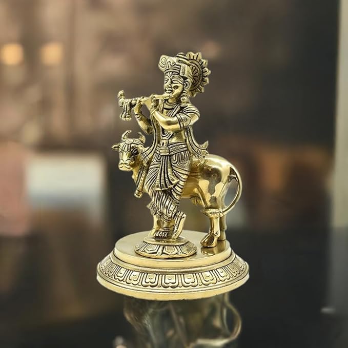 Lord Krishna Idol for Pooja Room, Home Decoration & Gifting