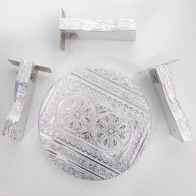 Silver Chowki for Puja