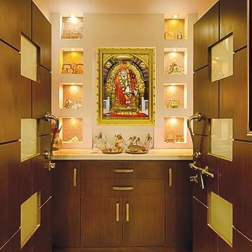 Saibaba Throne Small Photo Frame