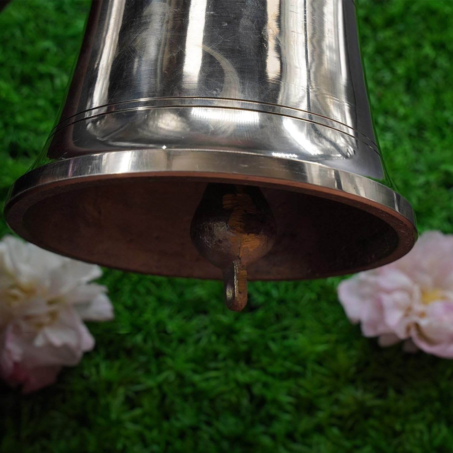 Brass Hanging Bell for Mandir Decor - Ghanti for Mandir Brass Bell Hanging.