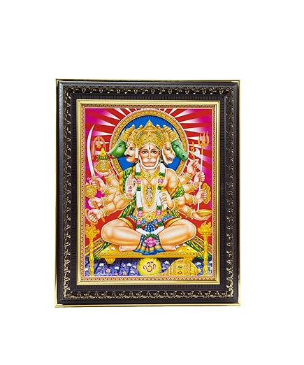 Wall Decor Panchmukhi Hanuman Photo Frame