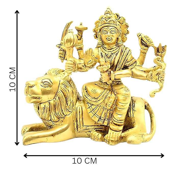 Goddess Durga Mata Brass Idol