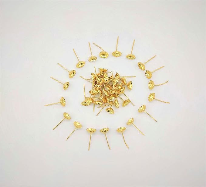 108 Gold Flowers for Pooja