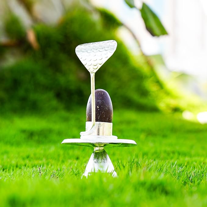 Rudraksha Narmadeshwar Shivling Jalhari Silver( 7 inch )