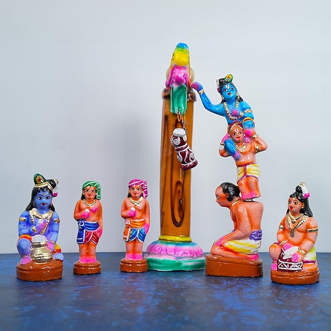 Krishnar Uriyadi Set Golu Dolls for Navaratri