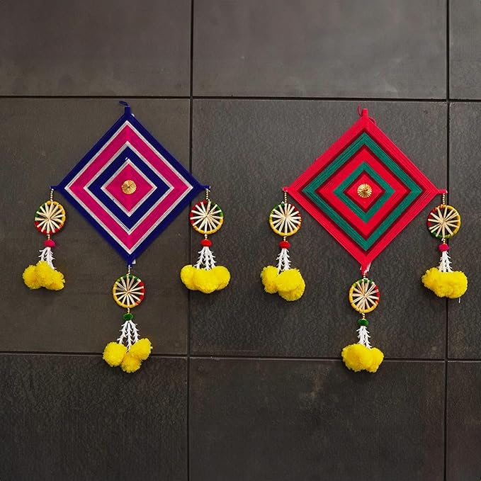 Bright and Beautiful Home Decor Handmade Colorful Kite Hanging Decoration