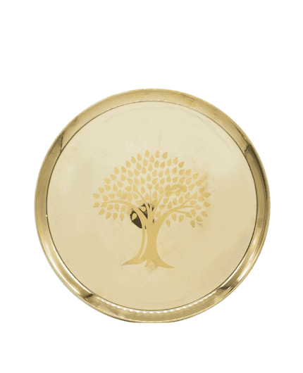 Decorated Brass Pooja Thali Items set