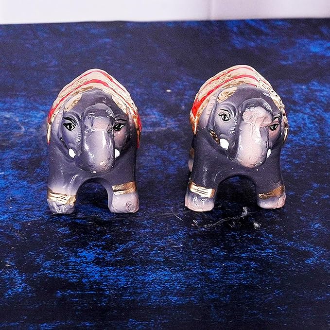 Elephant Golu Bommai in Black Color For Navrathri