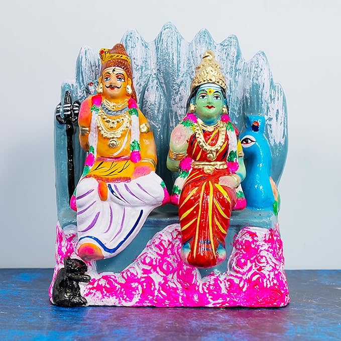 Shiva Parivar Set- Kailaya Malai Golu Dolls for Navrathri