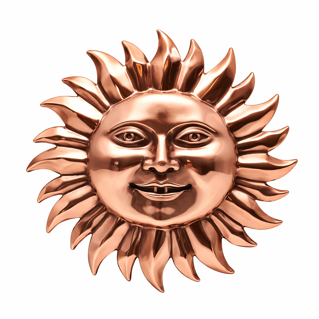 Copper Sun Wall Hanging for Home | Vastu Surya Wall Decor Online