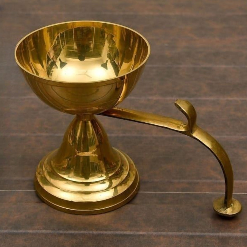 Brass Sambrani Dhoop Stand Dhoop Dani