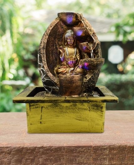 Buddha Indoor Water Fountain for Home Decor