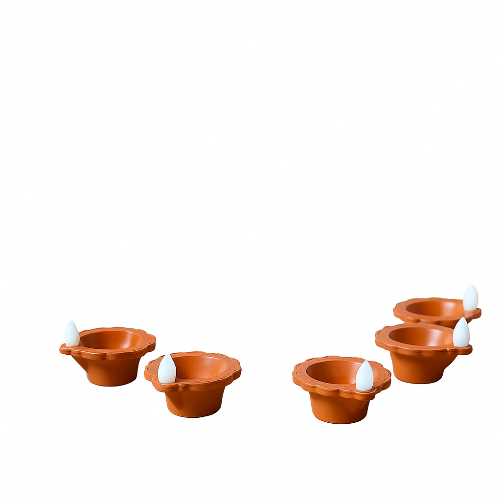 Water Sensor Led Diya- Pack of 12