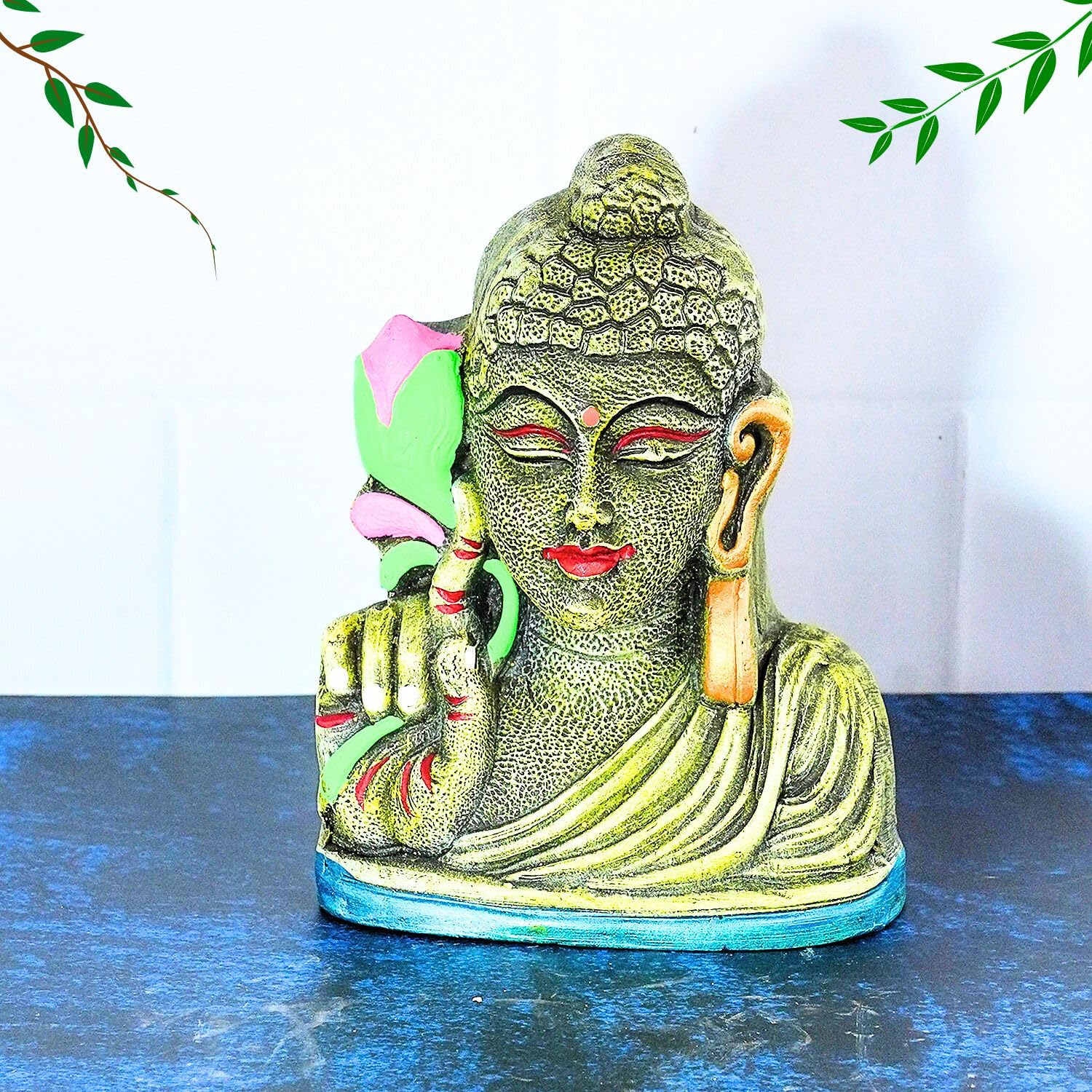 Clay Buddha Head Golu Doll