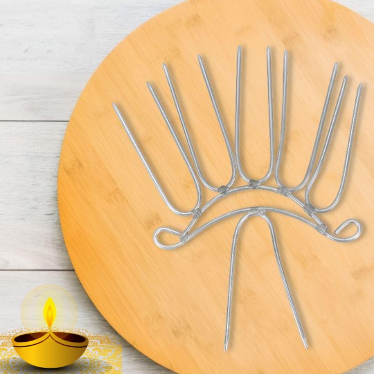 Crown Stick for God Varalakshmi Pooja | Vaibhav Lakshmi Pooja Kalasam | Flower Stand Stick