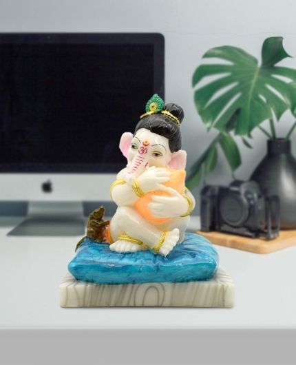 Ganapati Murti Idol Showpiece for Home Decor