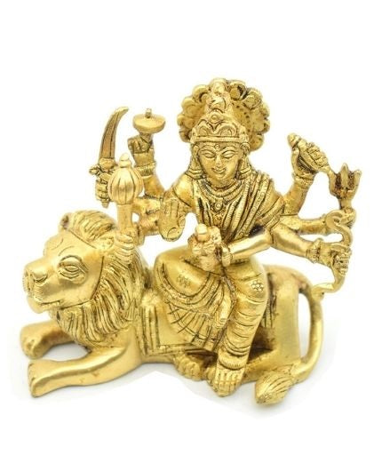 Goddess Durga Mata Brass Idol