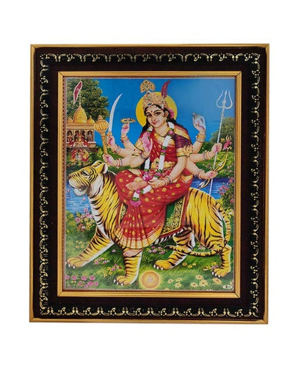 Gorgeous Durga Mata Photo Frame