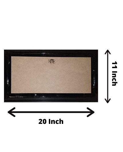 Lakshmi Ganesh Saraswati Photo Frame in Sitting Position