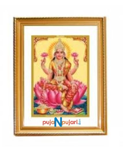 Lakshmi Photo Frame with Golden frame
