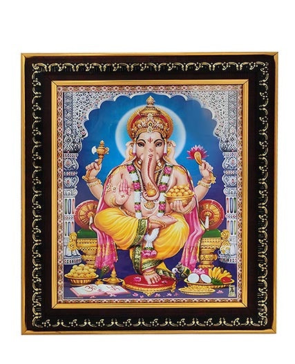 Lord Ganesha Photo with Frame