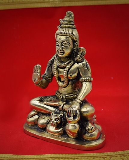 Lord Shiva Brass Idol for Pooja Room