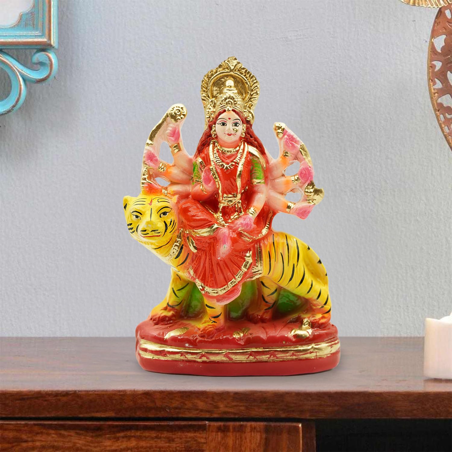 Maa Durga Idol God Navratri Puja Kolu Bommai