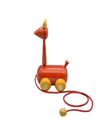Pull Along Wooden Jiraffe Toy