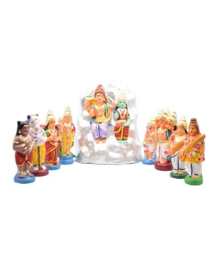 shiv pariwar, dasara dolls, golu dolls online, golu bommai, kolu bommai