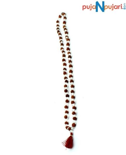 Sphatik Rudraksh Mala