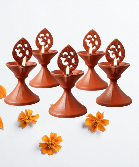 Water Sensor LED Diya (Pack of 6) | 8x8x14 cm