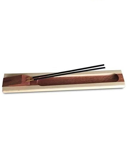 Wooden Handcrafted Agarbatti Stand and Incense Ash Catcher