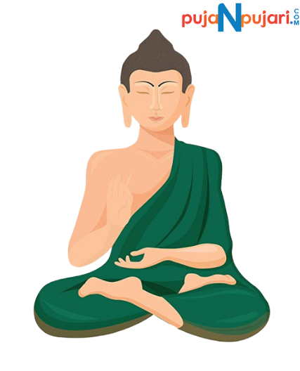 Life Motivational Buddha Wall Sticker