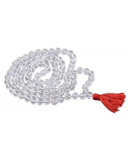 White Crystal 108 Sphatik Mala