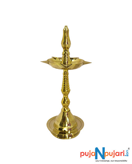 Brass Deepam Kuthu Vilakku Lamp- 17 Inches