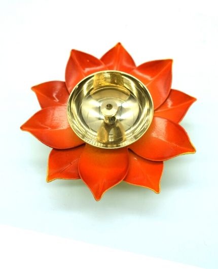 Beautiful Orange Diya ( Pack of 4 ps )