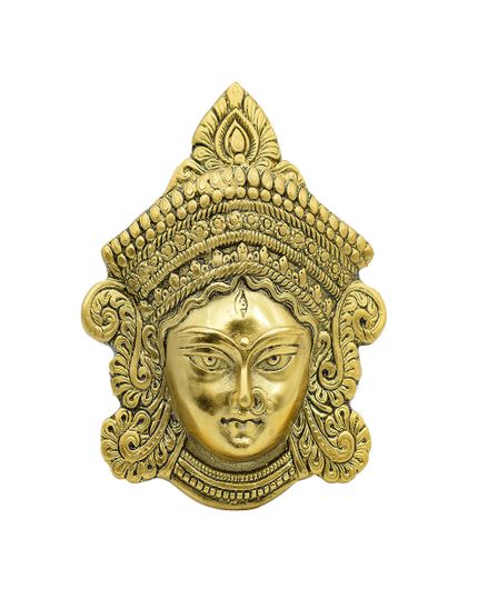 Durga Mata Face Mask Wall Hanging
