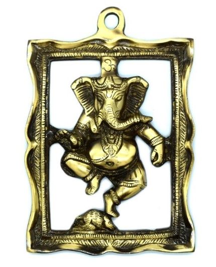 Ganesh Metal Wall Hanging