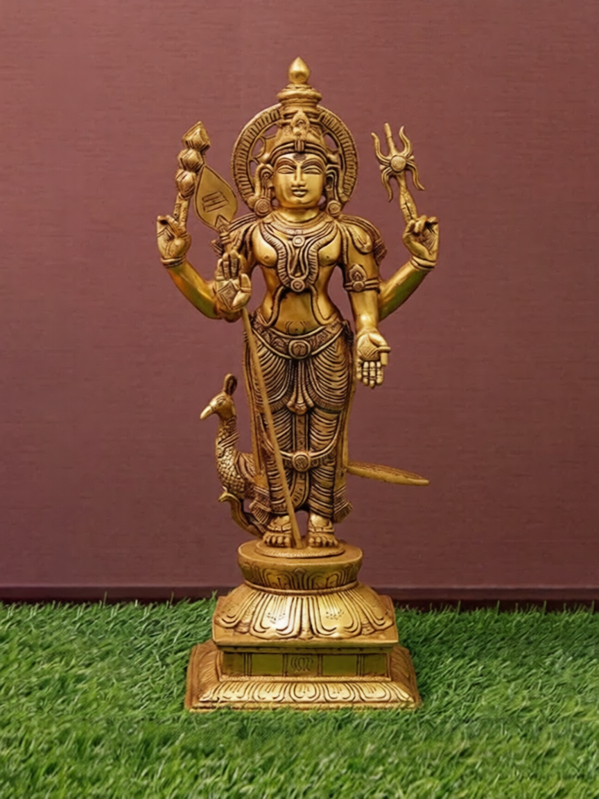Lord MURUGAN/KARTIKEYA/Subrahmanyam Idol (19 inch) Height
